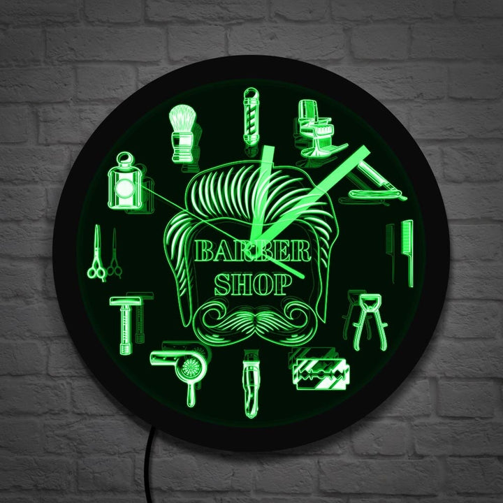 Horloge Murale Design | Le Barbier | Designix - Horloge murales    - https://designix.fr/