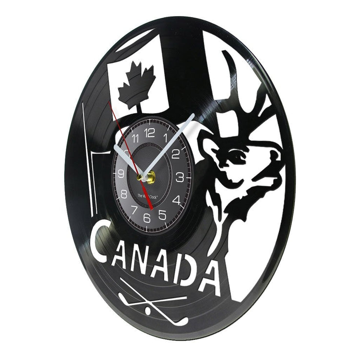 Horloge Murale Design | Le Canada | Designix - Horloge murales    - https://designix.fr/