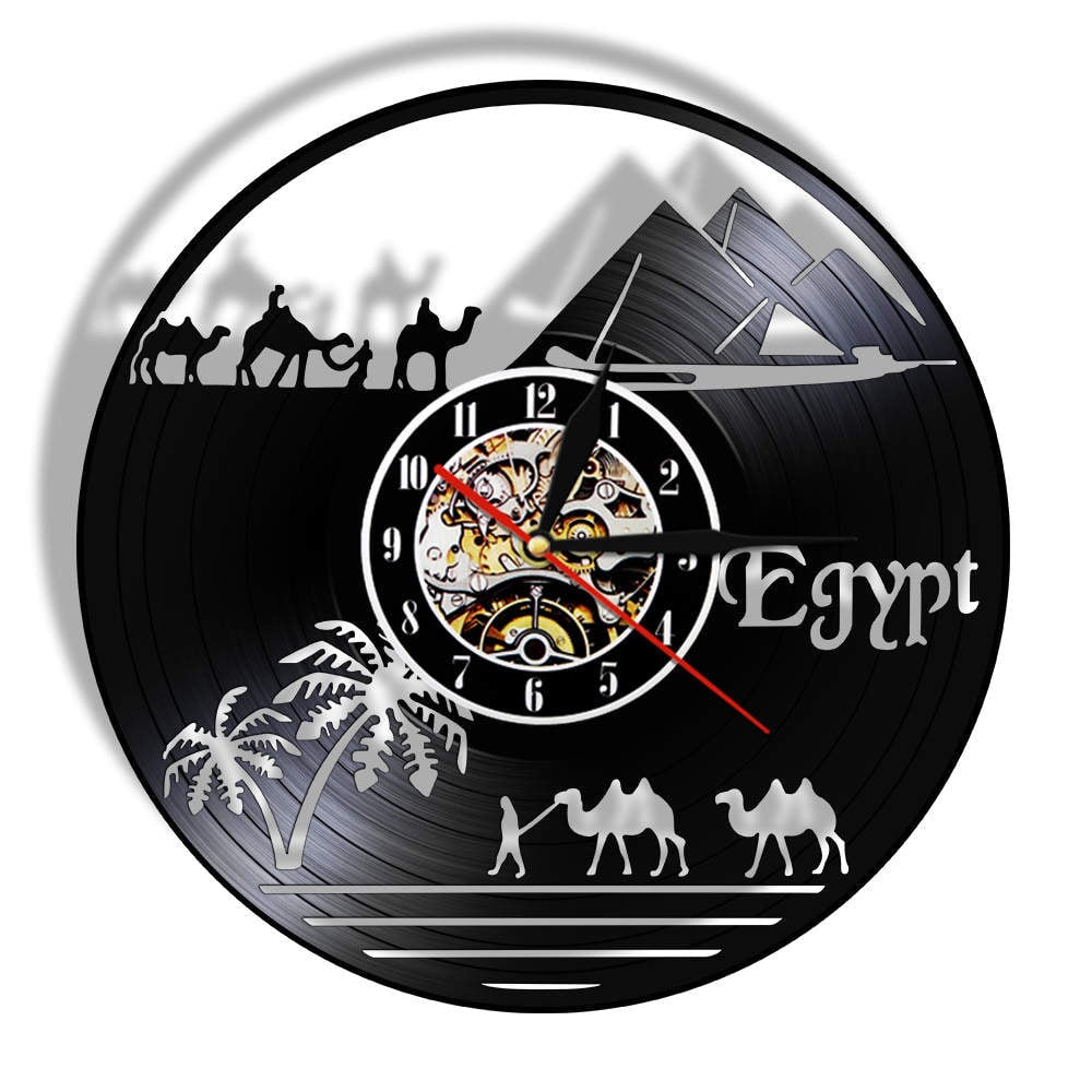 Horloge Murale Design | L'Egypte | Designix - Horloge murales Sans LED   - https://designix.fr/