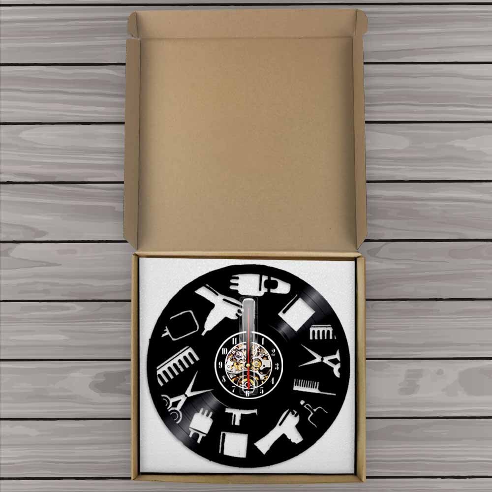 Horloge murale design | Les instruments du Coiffeur | Designix - Horloge murales    - https://designix.fr/
