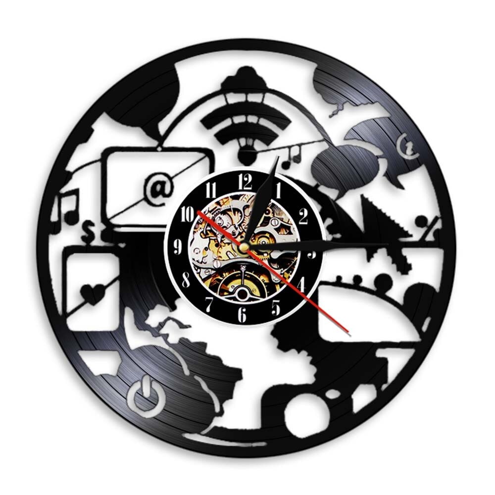 Horloge Murale Design | Les outils Informatiques | Designix - Horloge murales Sans LED   - https://designix.fr/