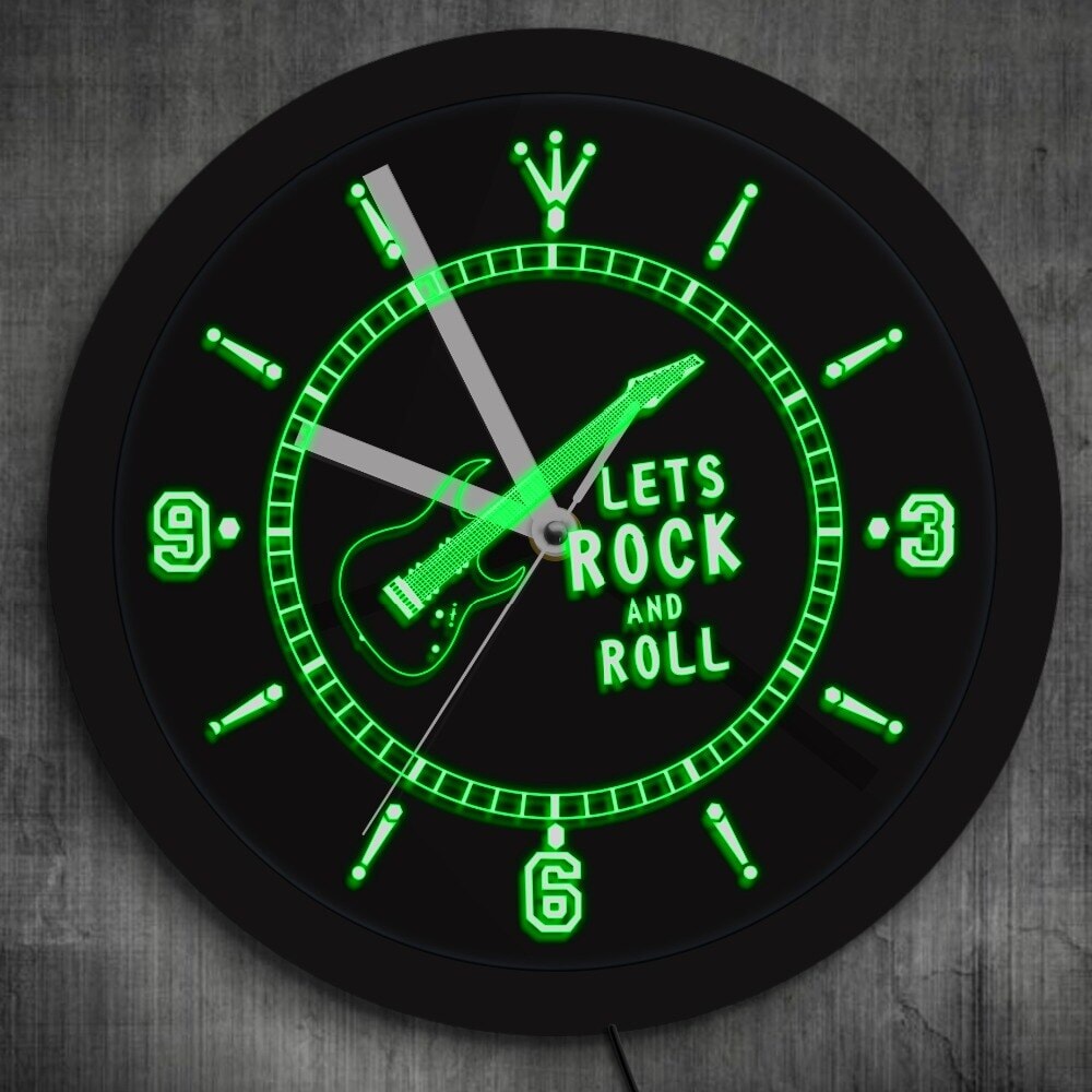 Horloge Murale Design | Let's Rock and Roll | Designix - Horloge murales Default Title   - https://designix.fr/