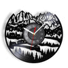 Horloge murale design | Montagne des Alpes