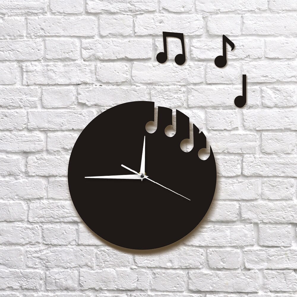 Horloge Murale Design | Note de Musique | Designix - Horloge murales Default Title   - https://designix.fr/