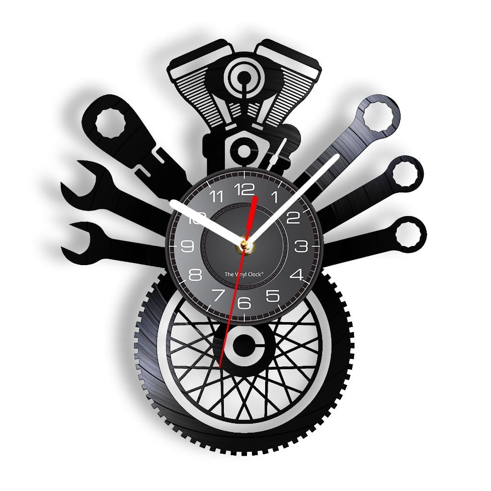 Horloge murale design | Outils de réparations | Designix - Horloge murales Sans LED 30 cm  - https://designix.fr/