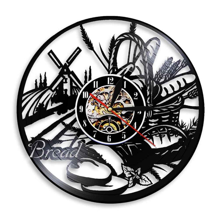 Horloge Murale Design | Panier de pain | Designix - Horloge murales Sans LED   - https://designix.fr/