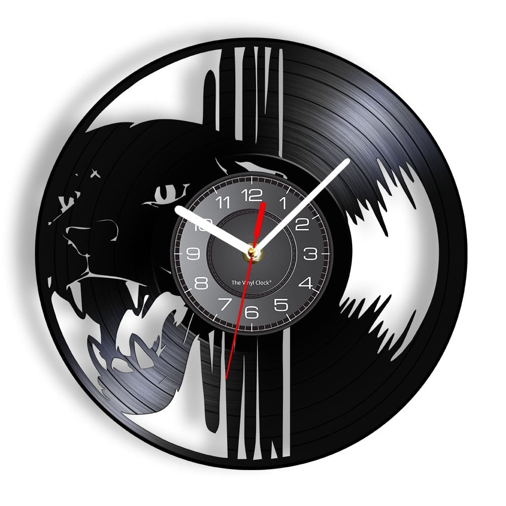 Horloge murale design | Panthère | Designix - Horloge murales Sans LED 30 cm  - https://designix.fr/