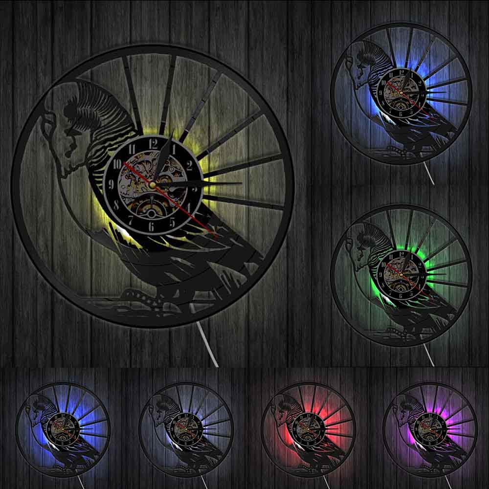 Horloge Murale Design | Perroquet | Designix - Horloge murales Avec LED   - https://designix.fr/