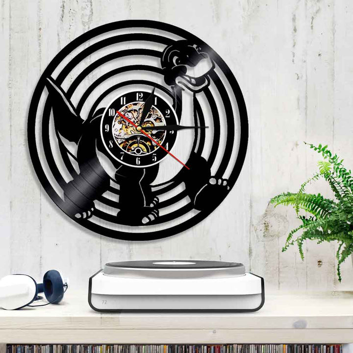 Horloge Murale Design | Petit Dinosaure | Designix - Horloge murales    - https://designix.fr/
