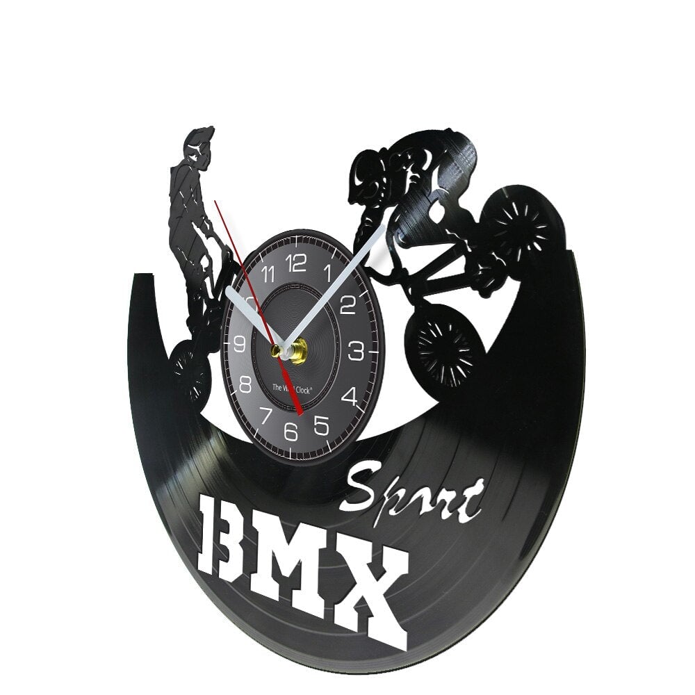 Horloge murale design | Rampe bmx | Designix - Horloge murales    - https://designix.fr/