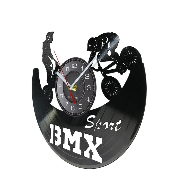 Horloge murale design | Rampe bmx | Designix - Horloge murales    - https://designix.fr/