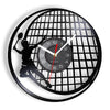 Horloge murale design | Raquette Badminton