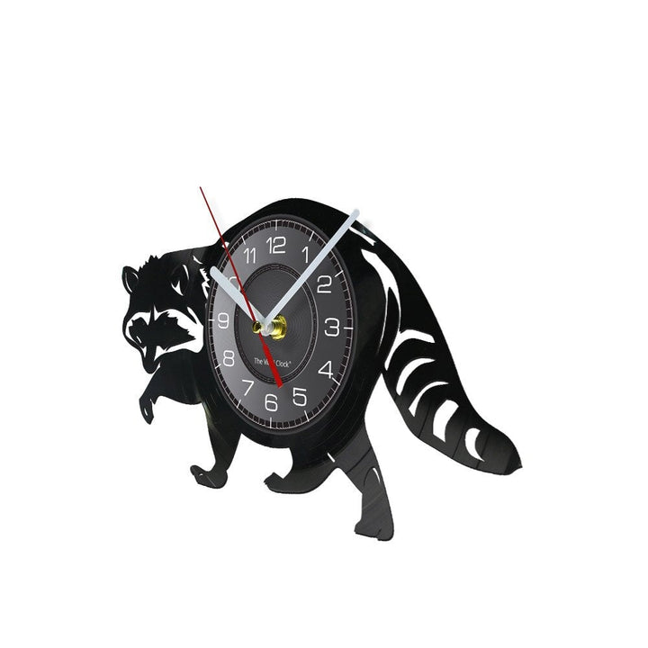 Horloge Murale Design | Raton laveur | Designix - Horloge murales    - https://designix.fr/