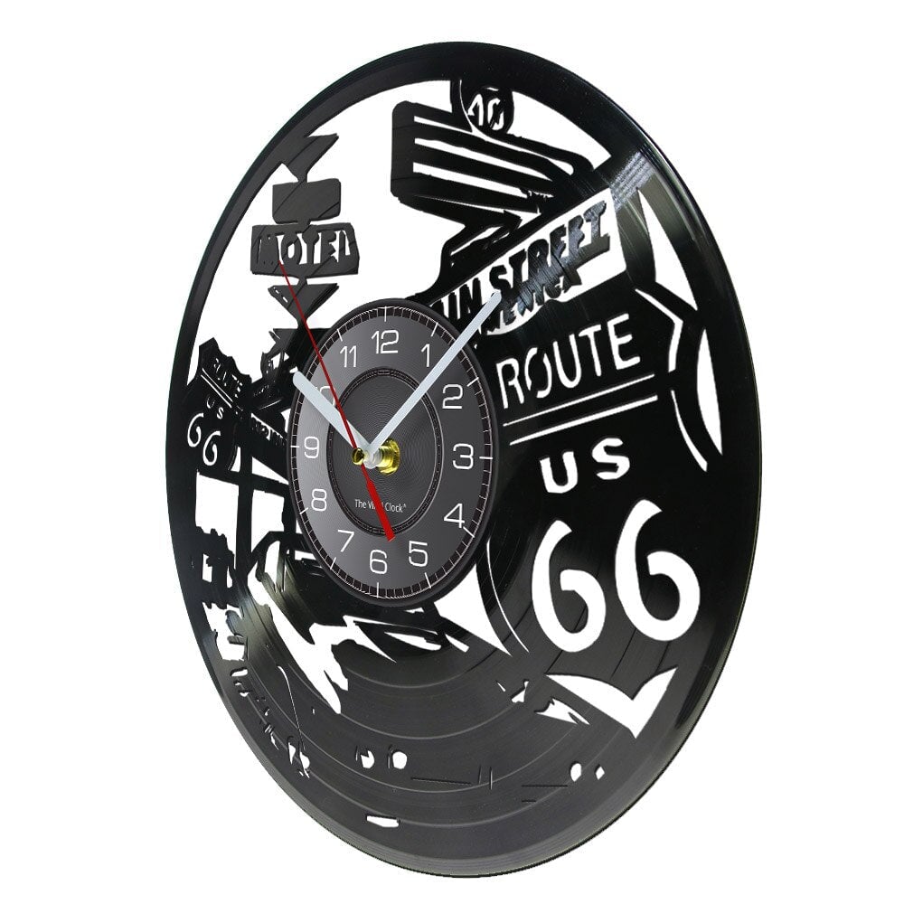 Horloge murale design | Route 66 | Designix - Horloge murales    - https://designix.fr/