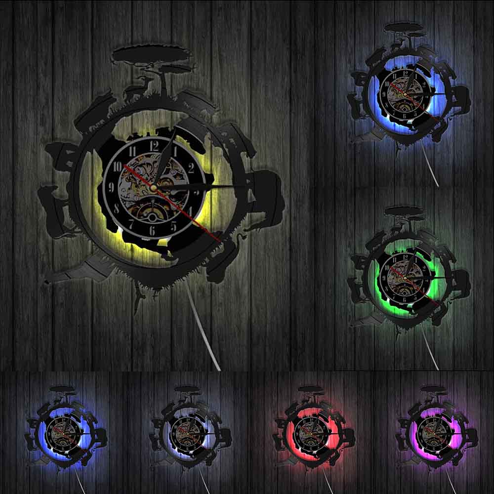 Horloge murale design | Savane | Designix - Horloge murales Avec LED   - https://designix.fr/