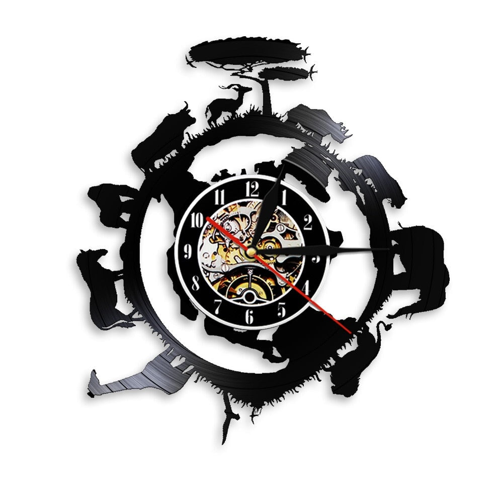 Horloge murale design | Savane | Designix - Horloge murales Sans LED   - https://designix.fr/