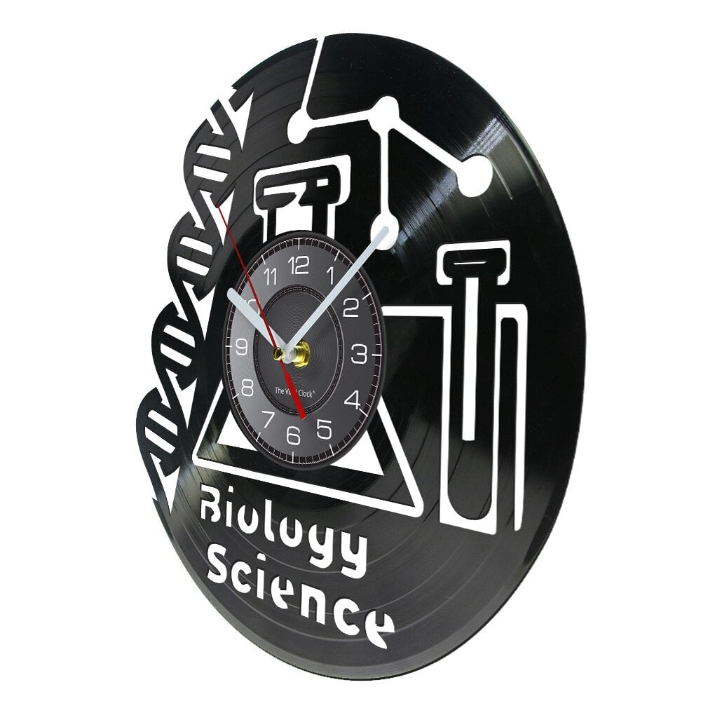 Horloge murale design | Science Biologique | Designix - Horloge murales    - https://designix.fr/