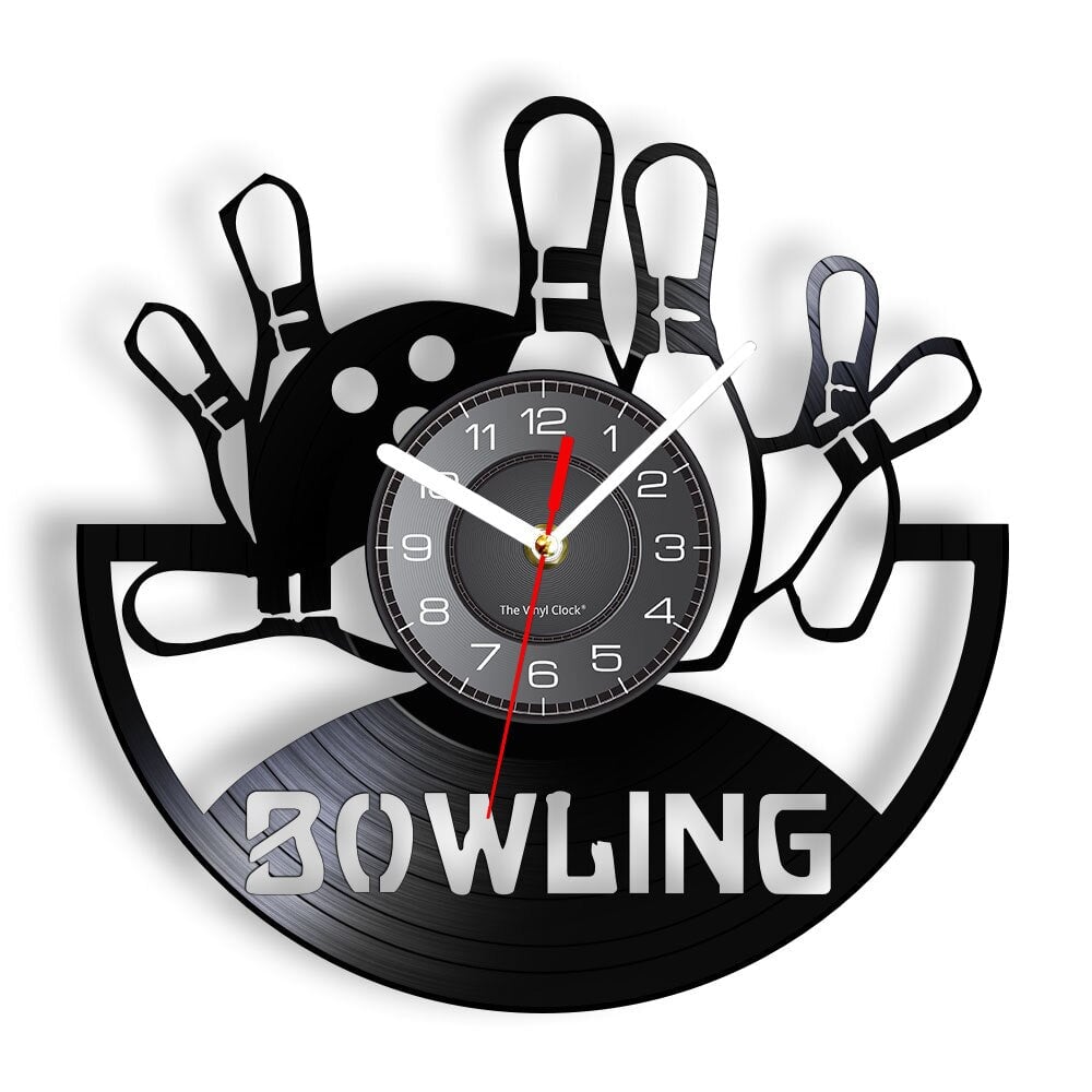 Horloge Murale Design | Spare Bowling | Designix - Horloge murales Sans LED 30 cm  - https://designix.fr/