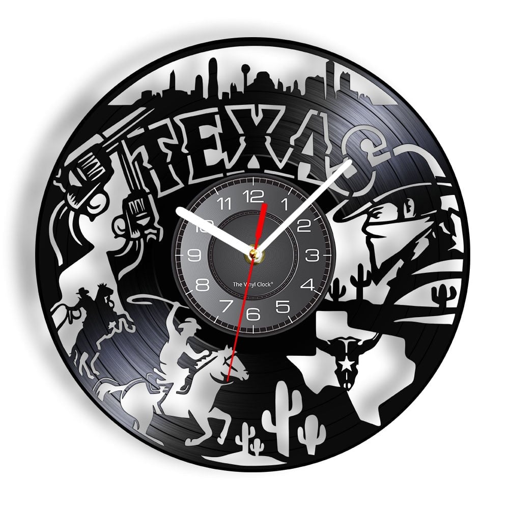 Horloge murale design | Texas | Designix - Horloge murales Sans LED 30 cm  - https://designix.fr/
