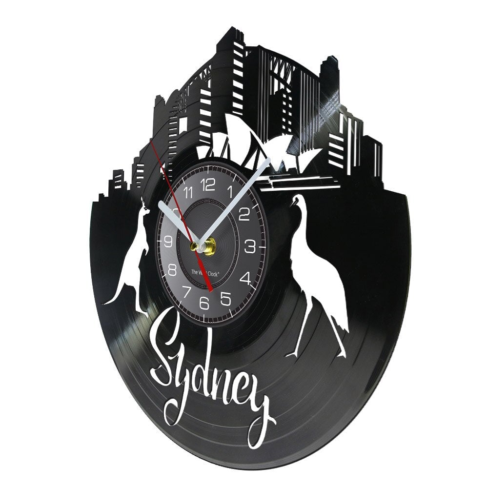 Horloge murale design | Ville de Sydney | Designix - Horloge murales    - https://designix.fr/