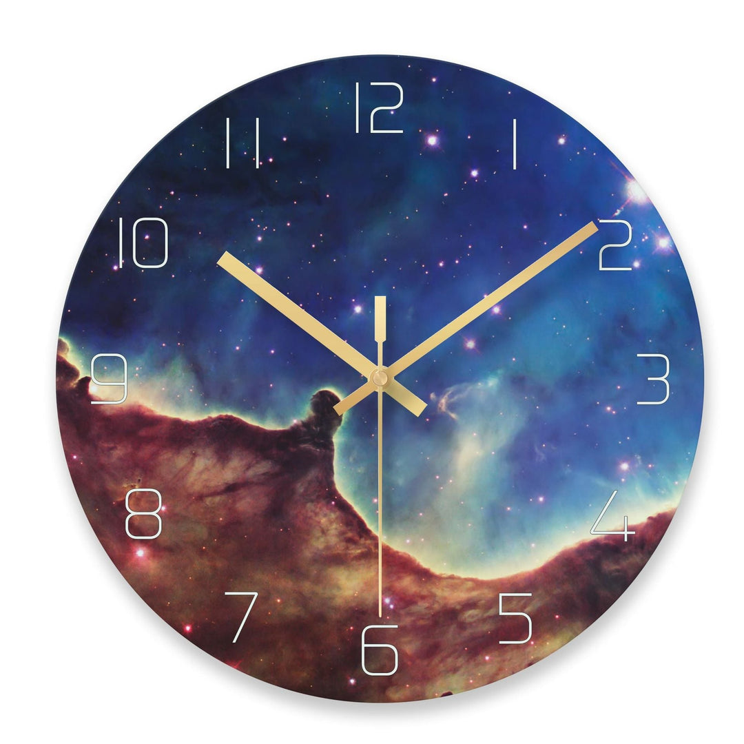 Horloge Murale Design | Vue de l'espace | Designix - Horloge murales Aurore 30 cm  - https://designix.fr/