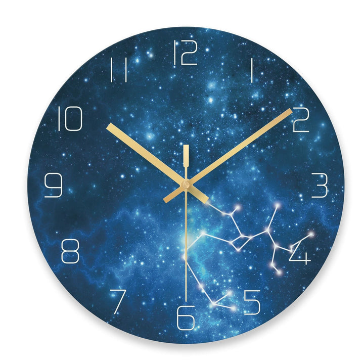 Horloge Murale Design | Vue de l'espace | Designix - Horloge murales Constellations 30 cm  - https://designix.fr/