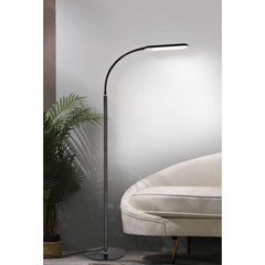 Lampadaires LED coloris blanc