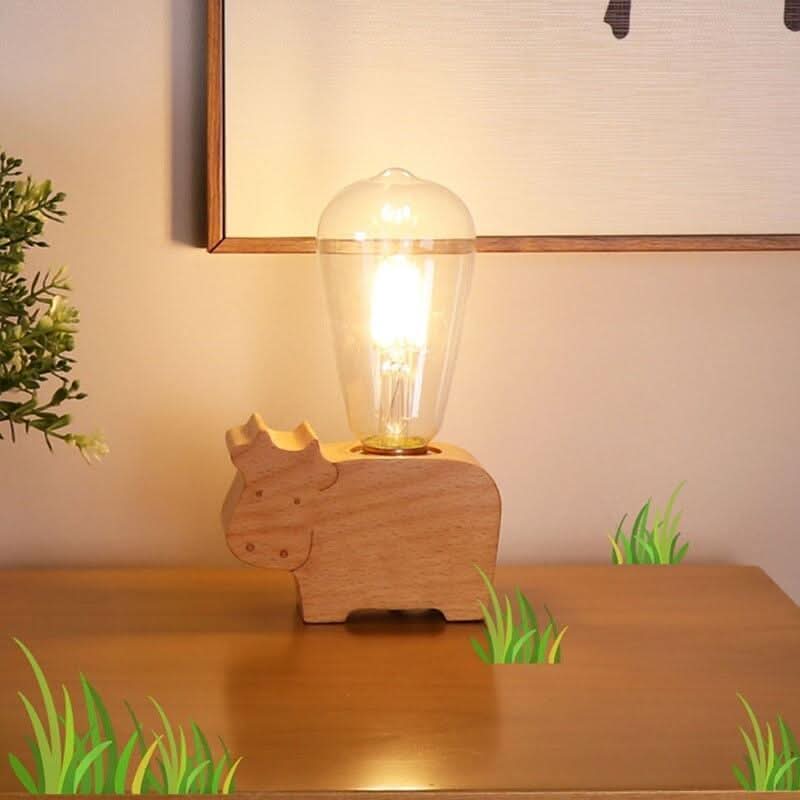 Lampe de Chevet Animaux | Lueur Créative - Designix Lampe de chevet Eléphant | 19 x 13 cm