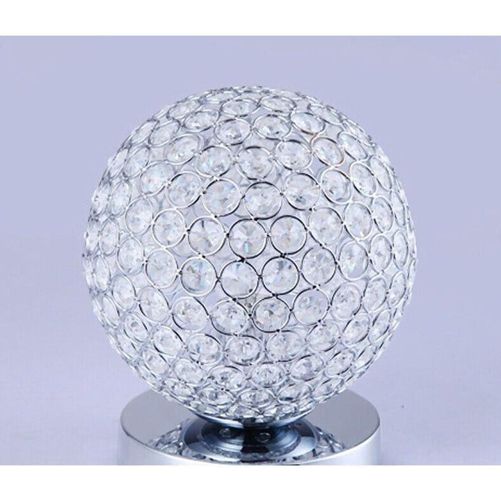 Lampe de Chevet Boule | Étoile Filante - Designix Lampe de chevet Chrome Lumière Chaude