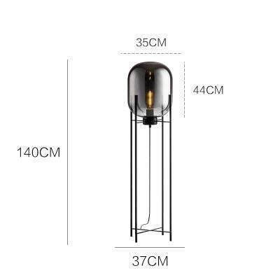 Lampe de Chevet | Brilliance Chic - Designix Lampe de chevet Argent L 45x 140 cm