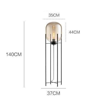 Lampe de Chevet | Brilliance Chic - Designix Lampe de chevet Or L 45x 140 cm