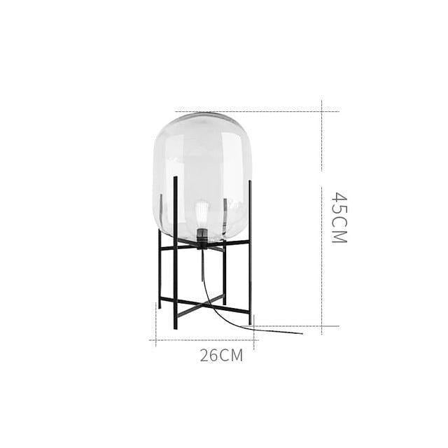 Lampe de Chevet | Brilliance Chic - Designix Lampe de chevet Transparent S 25 x 50 cm