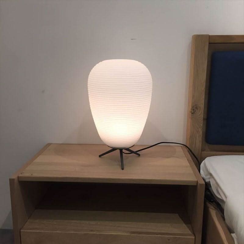 Lampe de Chevet Japonais | Charme Lumineux - Designix Lampe de chevet Lumière Chaude 27 x 20 cm