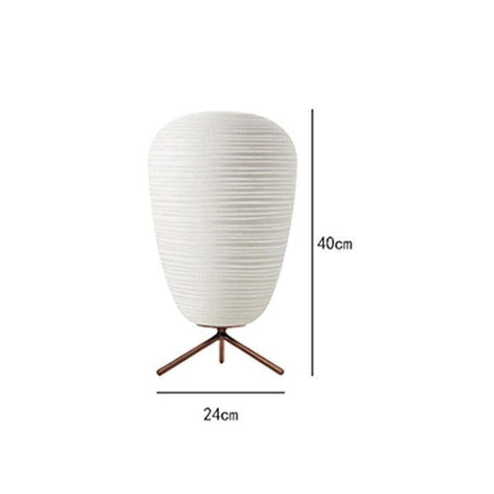 Lampe de Chevet Japonais | Charme Lumineux - Designix Lampe de chevet Lumière Chaude 40 x 24 cm
