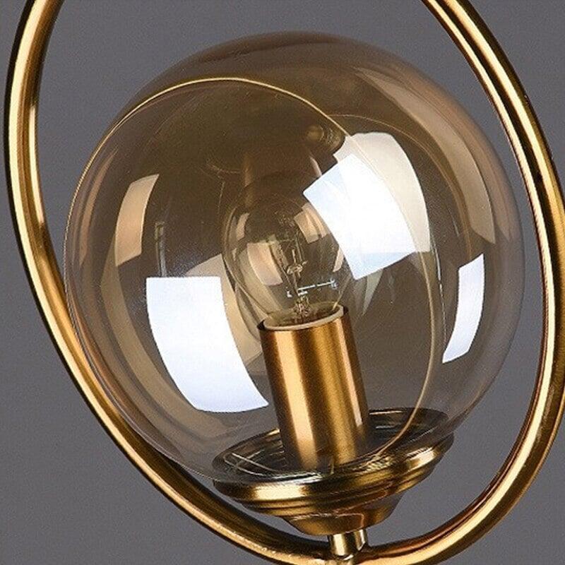 Lampe de Chevet Dorée | Lueur Créative | Designix - Lampe de chevet Ambre - https://designix.fr/