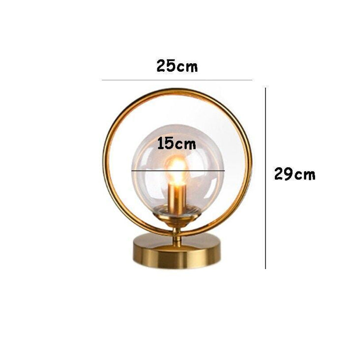 Lampe de Chevet Dorée | Lueur Créative | Designix - Lampe de chevet - https://designix.fr/