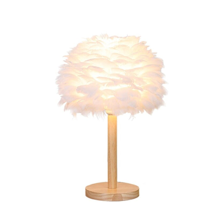 Lampe de Chevet Plume | Brillance Aurora | Designix - Lampe de chevet Blanc   - https://designix.fr/