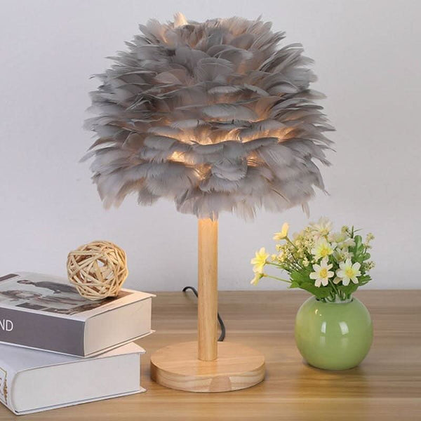 Lampe de Chevet Plume | Brillance Aurora