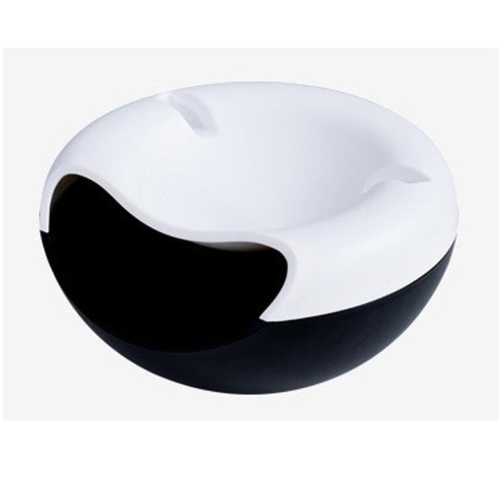 Boîte de rangement pour snacks à double couche | Designix - Amazon Black-White - https://designix.fr/