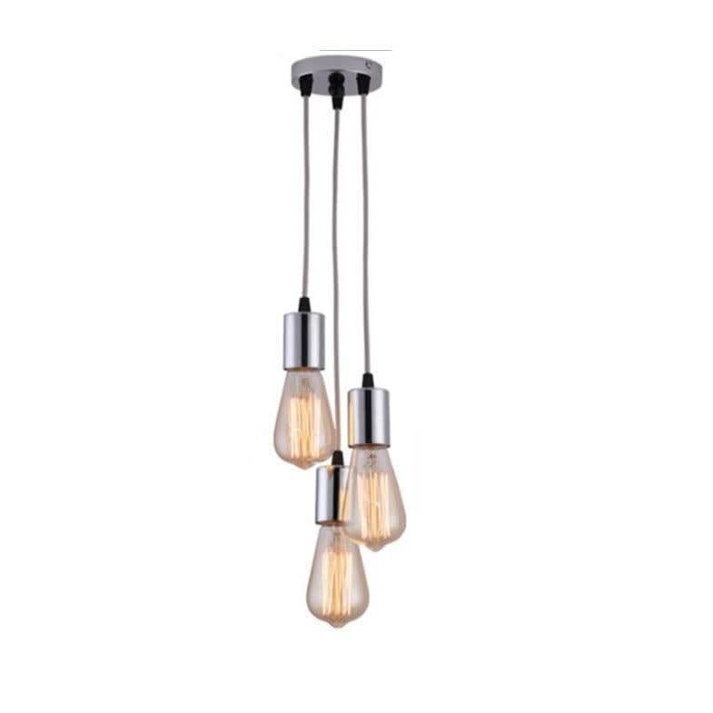 Suspension E27 Café Moderne | Designix - 2222 Couleur chrome sans ampoules - https://designix.fr/