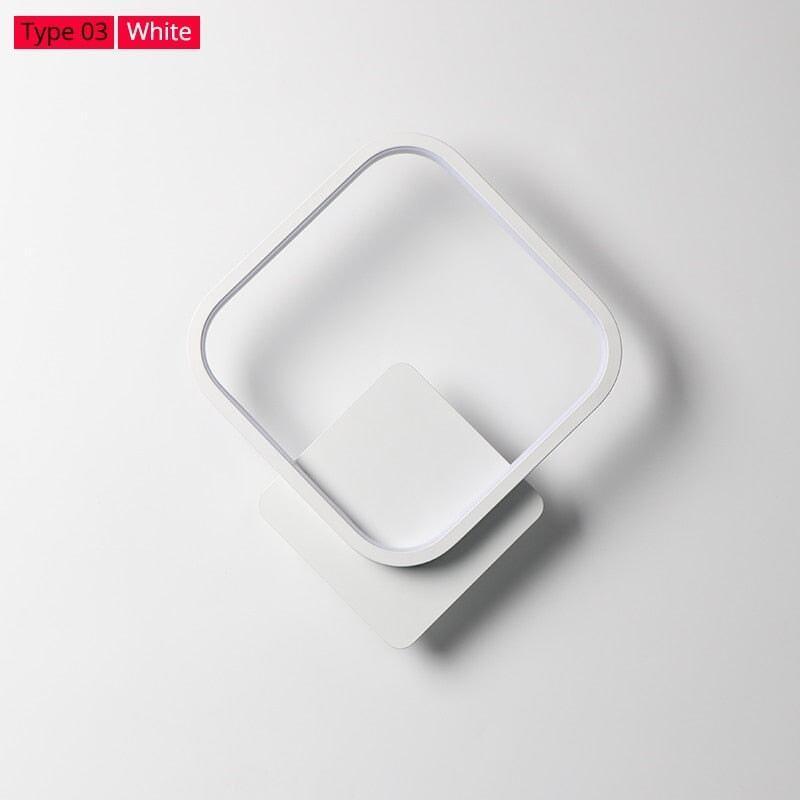 Lampe murale LED d'intérieur Chambre à coucher Chevet | Designix - Amazon Type 03 White Warm White (2700-3500K) - https://designix.fr/