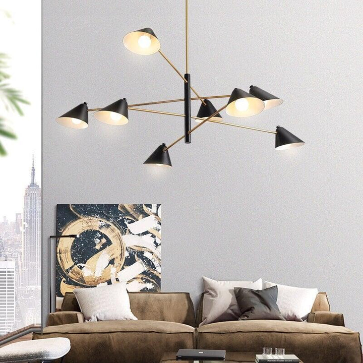 Lustre Chic et Moderne | Éclat Éthéré - Designix Lustre 4 Lumières