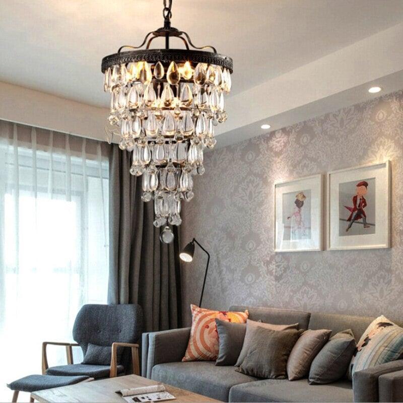 Lustre de Luxe Goutte d'eau | Élégance Flux - Designix Lustre