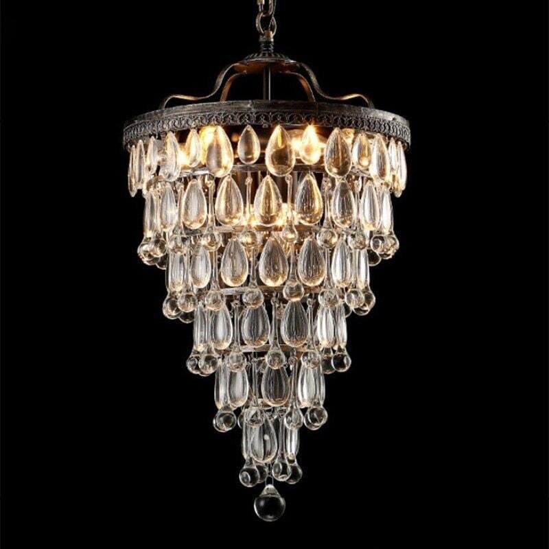 Lustre de Luxe Goutte d'eau | Élégance Flux - Designix Lustre