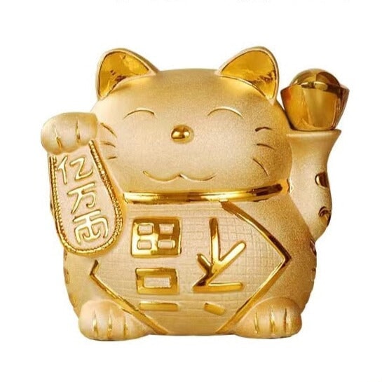 Maneki Neko | Lucky Kitty | Designix - Chat Porte Bonheur Grand   - https://designix.fr/