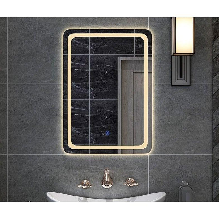 Miroir | Miroir Sérénité 9999 description | Designix - Miroir Lumière Chaude | 70 x 50cm   - https://designix.fr/