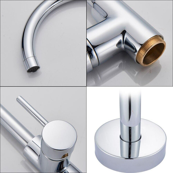 Mitigeur Baignoire au Sol | Élan Contemporain - Designix Mitigeur Lavabo Bronze
