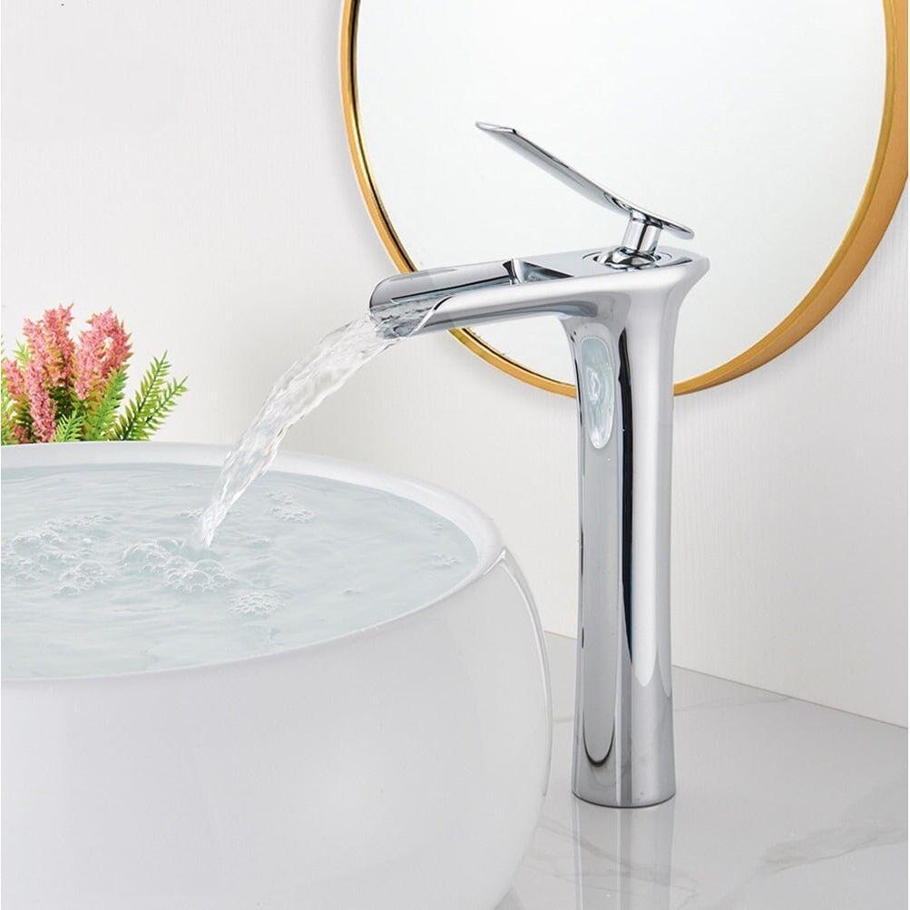 Mitigeur Cascade Lavabo | Fusion Délicate - Designix Mitigeur Lavabo Chrome