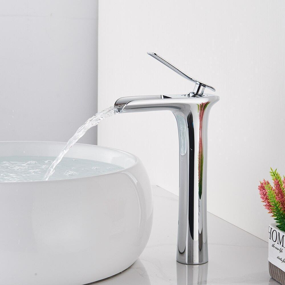 Mitigeur Cascade Lavabo | Fusion Délicate - Designix Mitigeur Lavabo Chrome