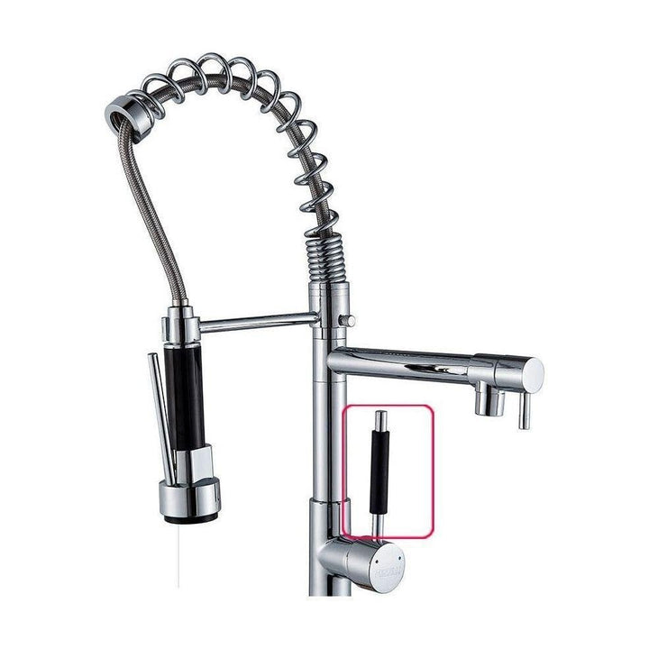 Mitigeur Cuisine Douchette | Raffinement Précis - Designix Mitigeur cuisine Chrome Poignée Noir